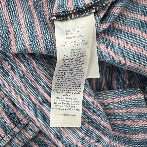 Faherty Men’s salt wash Indigo Polo XL - Picture 4 of 7